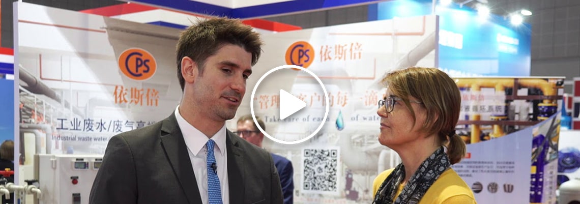 Anne te Velde discusses Dutch water technology at Aquatech China 2018