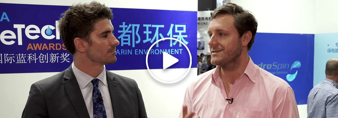 John Robinson chats about China BlueTech Awards