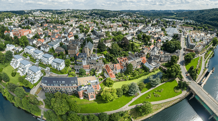 Emscher region aerial picture
