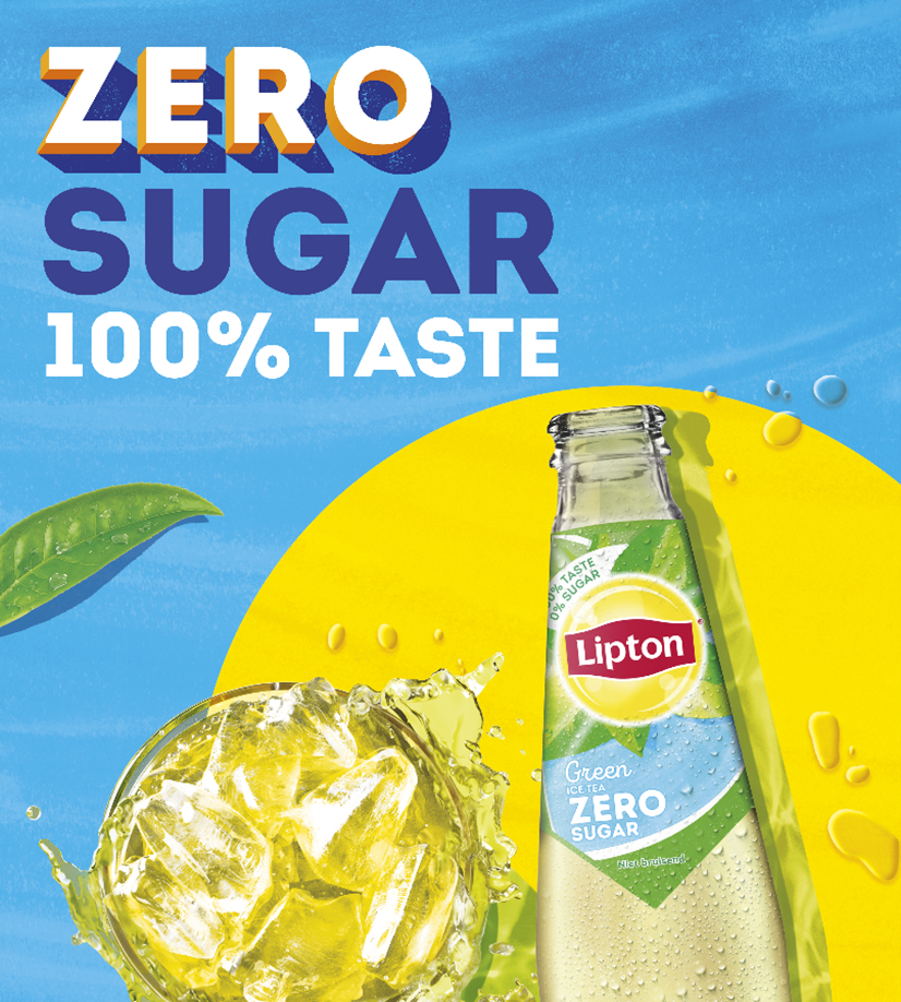 Lipton: Zero Sugar 100% taste