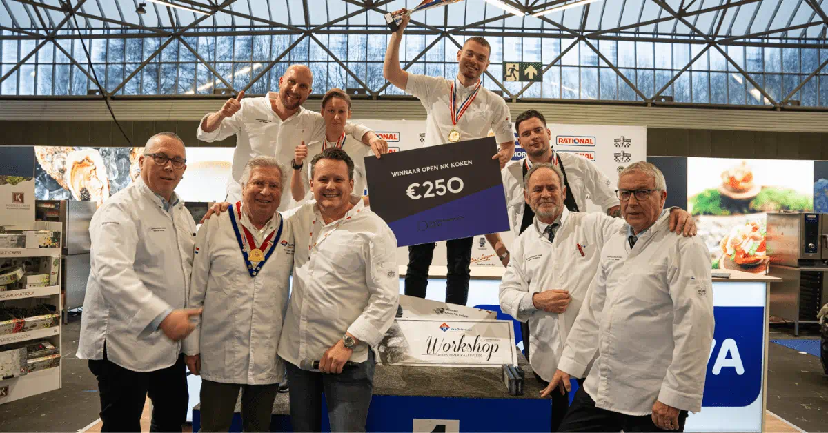 Ruben van Zanten van t Havenmantsje wint eerste editie open nk koken op horecava