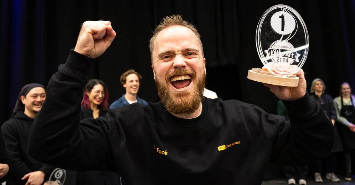 Winnaar Dutch Latte Art Championship 2024: Jesse Fook