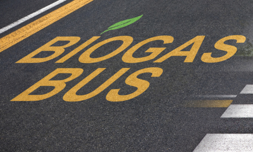 Biogas sign