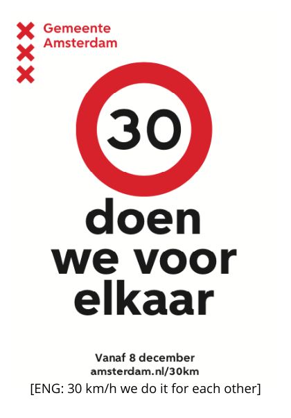 Amsterdam 30 km/h