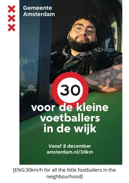 Amsterdam 30 km/h campaign