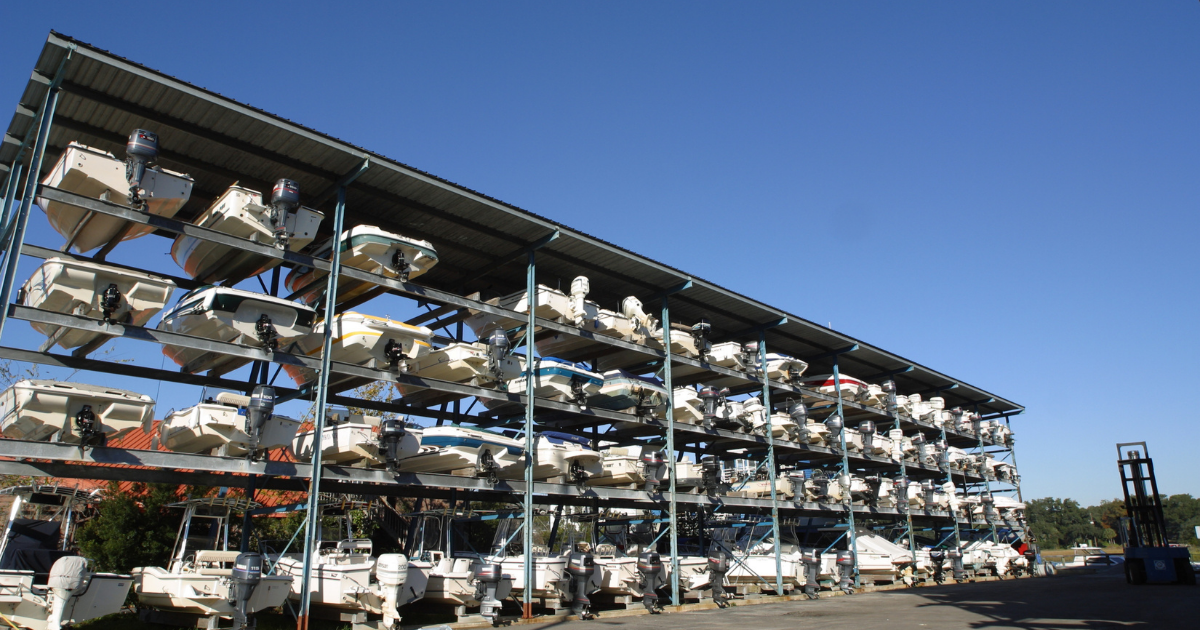 How can dry stacking contribute to more sustainable boating? 