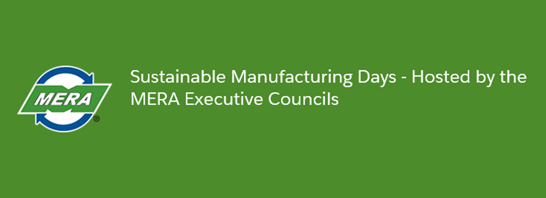 mera virtual host of sustainable manufacturing days on 15 and 16 june